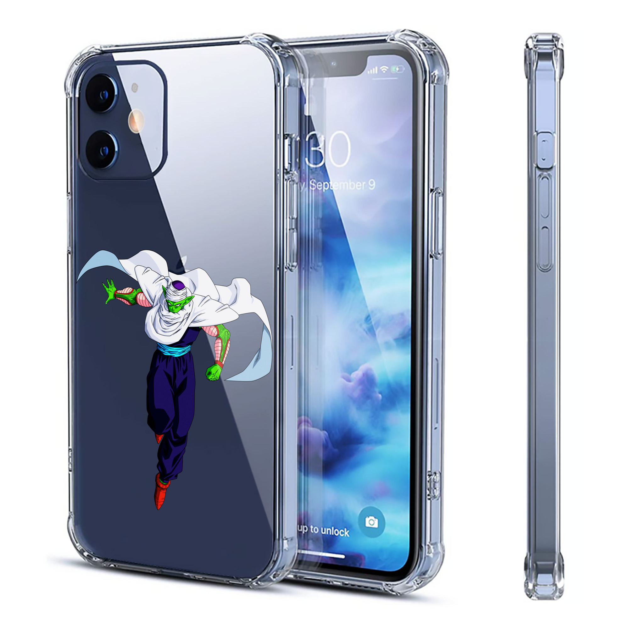 （画像用） ドラゴンボール ピッコロ DRAGON BALL Piccolo 【iPhone 12シリーズ対応】透明スマホケース（クリアソフトケース）